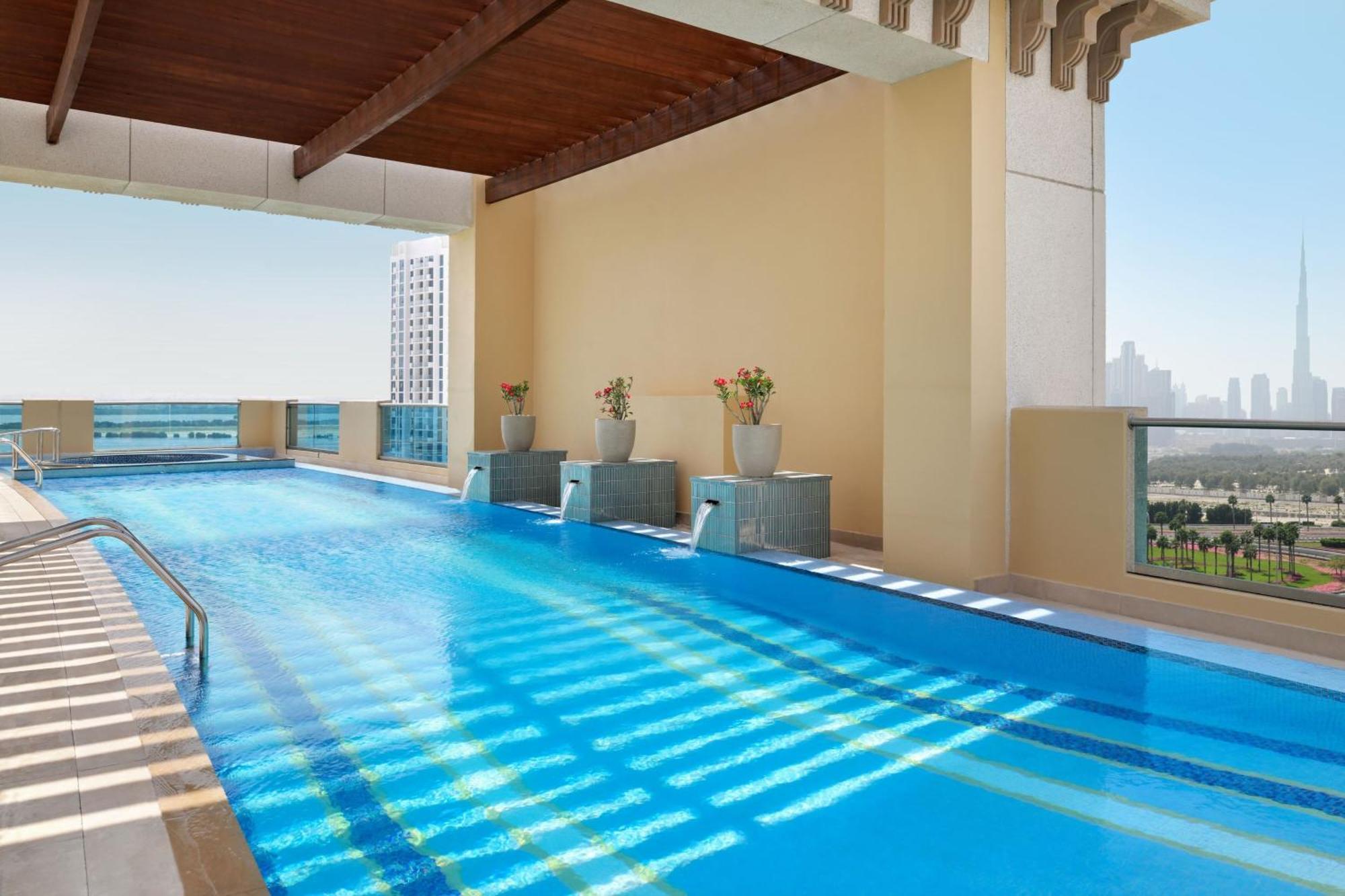 Marriott Hotel Al Jaddaf, Dubái Exterior foto Rooftop pool