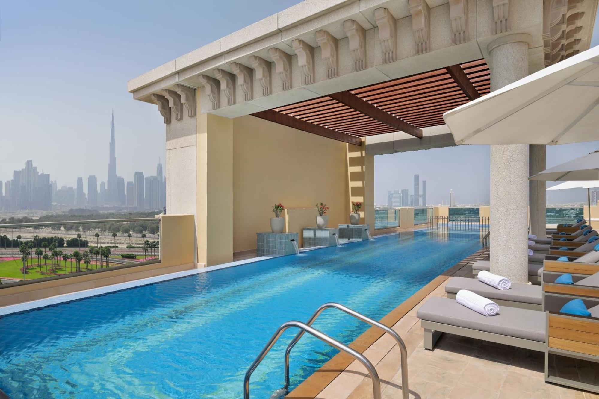 Marriott Hotel Al Jaddaf, Dubái Exterior foto Rooftop pool