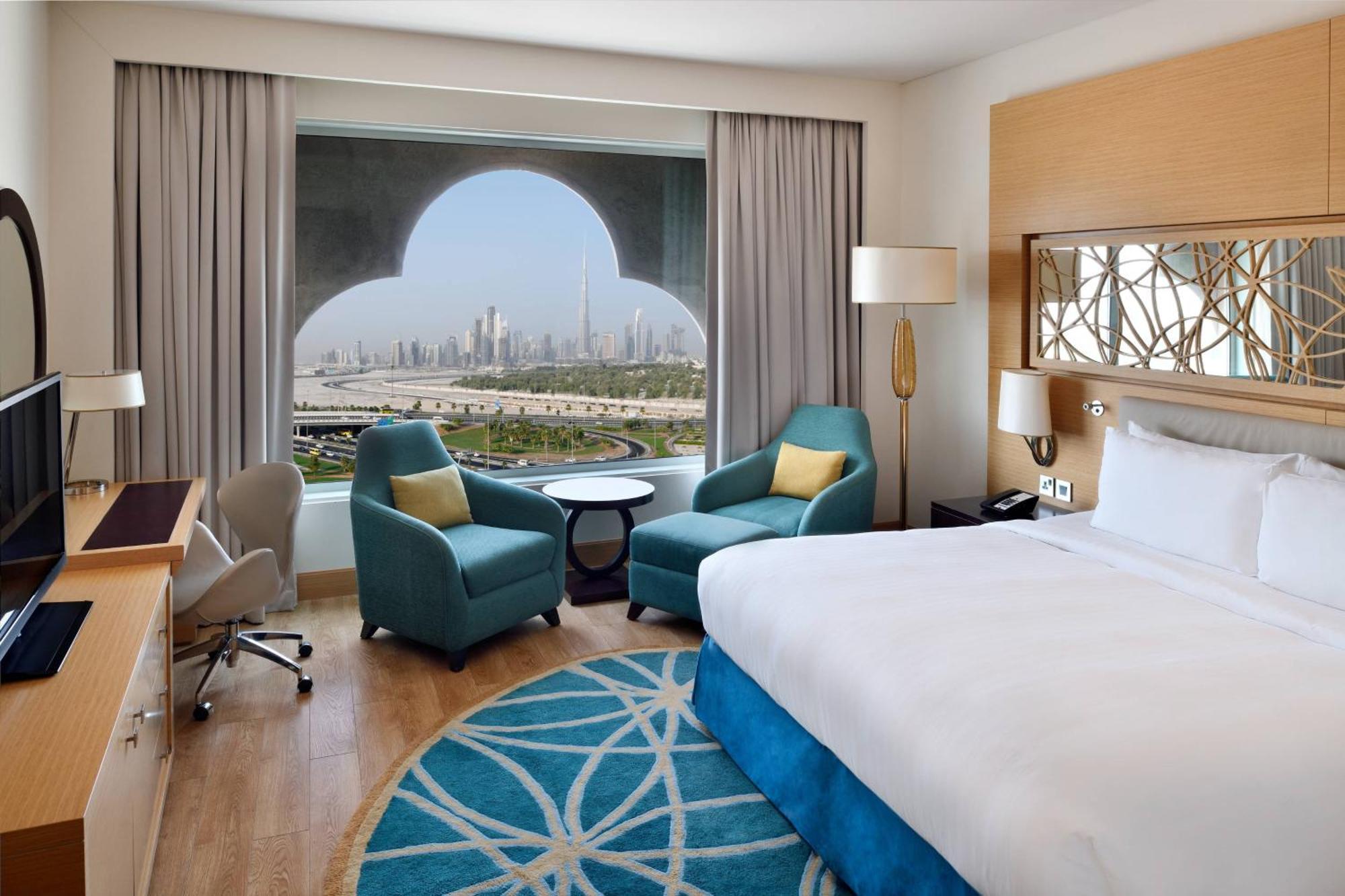 Marriott Hotel Al Jaddaf, Dubái Habitación foto A guest room at the hotel