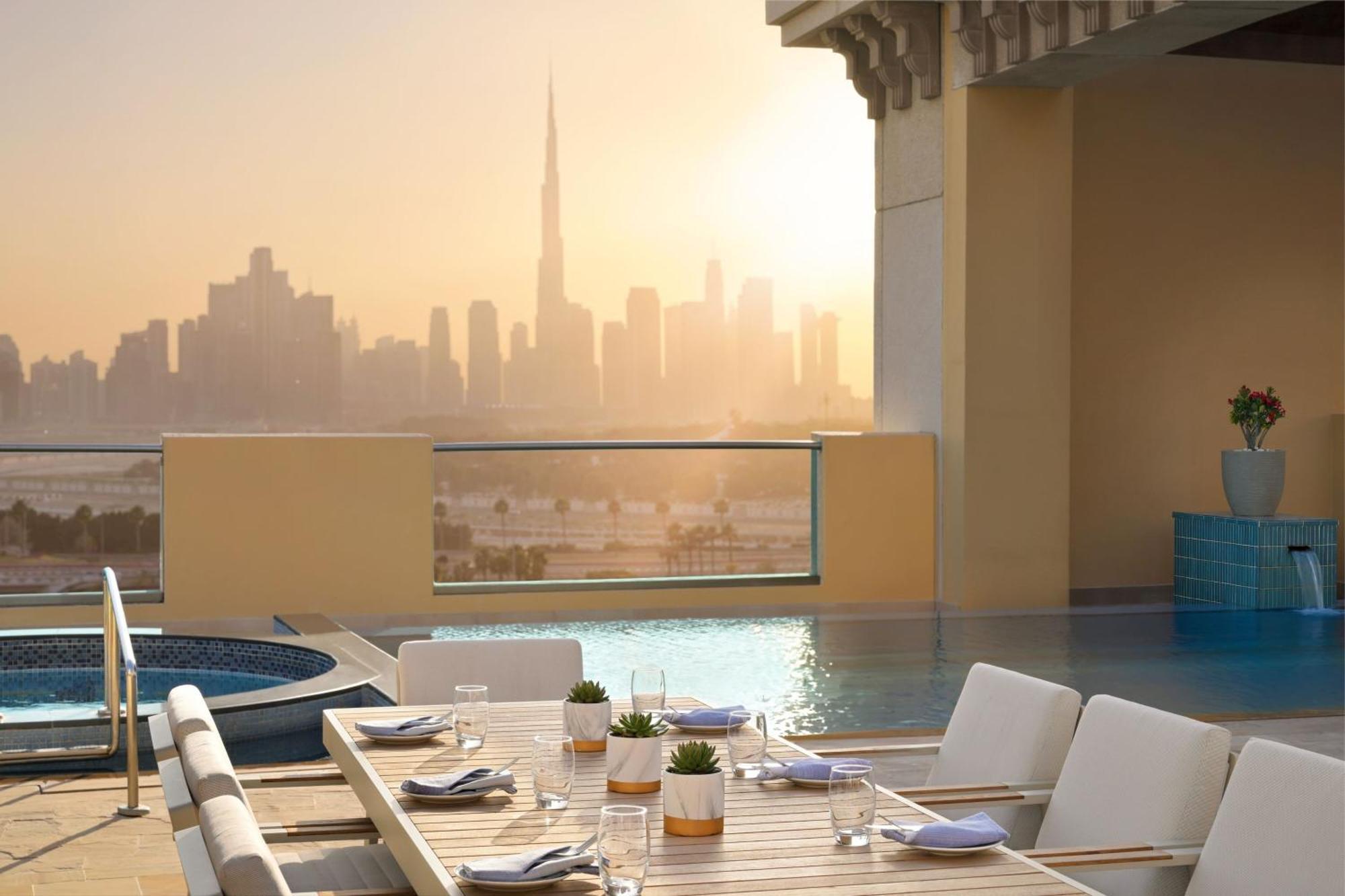 Marriott Hotel Al Jaddaf, Dubái Exterior foto The Address Downtown Dubai